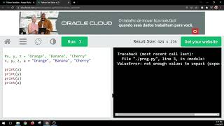 W3schools Python Assign Multiple Values to Variable