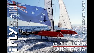 iFLY FOIL RACING Australia Wild Cat Regatta, Forster NSW Great Lakes Sailing Club Foiling Experience