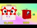 division of numberblocks giant numbers dividing big numbers by 1000 learn to count hello george