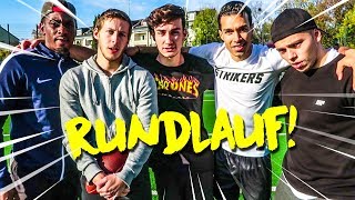 RUNDLAUF FUßBALL CHALLENGE + BESTRAFUNG !!