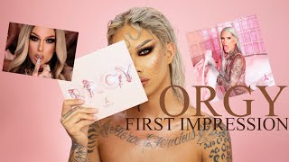 ORGY 👅 PALETTE & COLLECTION FIRST IMPRESSION & REVIEW - JEFFREE STAR COSMETICS | Kimora Blac