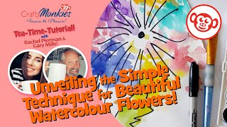 Unveiling the Simple Technique for Beautiful Watercolour flowers