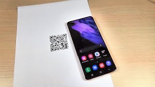 How to Scan a QR Code with Samsung Galaxy A32, A52, A72, S21 (Plus \u0026 Ultra)