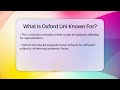 what is oxford uni known for united kingdom explorers