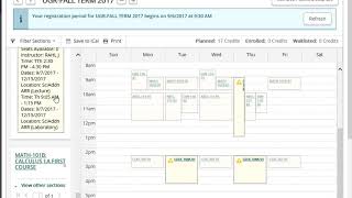 First Years: Scheduling a Term with Self-Service
