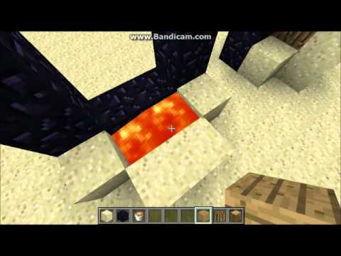 Minecraft - Skyblock 2 / 2.1 - Light a Nether portal with lava Minecraft - Skyblock 2 / 2.1 - Light a Nether portal with lava