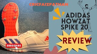 ADIDAS HOWZAT SPIKE20 REVIEW💯 (Affordable spike shoes ) under 3000.