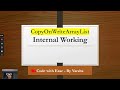 Internal working of CopyOnWriteArrayList | Java Concurrent Collections |Follow-up interview question