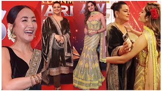 Besties Shilpa Shirodkar , Shrutika Arjun and Chum meet at AWARDS in Mumbai | Team Karan Veer .