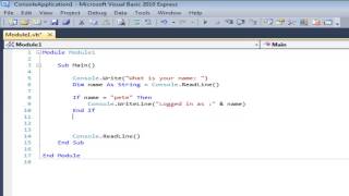 Visual Basic Tutorial #3 - User input & If / Else
