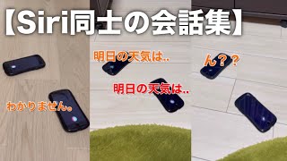 Siri同士のめちゃくちゃすぎる会話集…