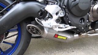 Akrapovic Yamaha MT09 (with db killer)  Full system by www.ahlam.com.hk