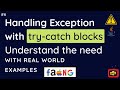#6 Handling Exception with try catch block | Exception Handling in Java | #java