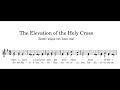 Troparion for Elevation of the Holy Cross