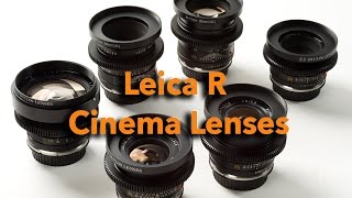 Leica R Cinema Lenses