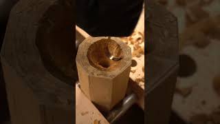 우드 컵 만들기 / wood cup making / carve wood asmr / 그린 우드카빙 / birch wood carv