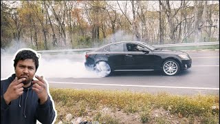 I DID A CRAZY BURNOUT IN MY LEXUS IS350!