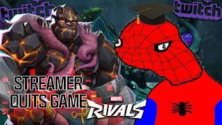 Ragebait Spider-Man Makes TWITCH STREAMER QUIT THE GAME..