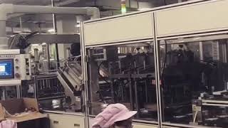 Battery packaging line