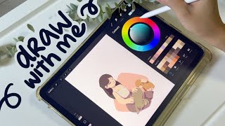 draw with me 🎨 | no talk, relaxing music, chill video ⭐