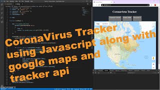 Corona-virus tracker | Javascript | Google maps