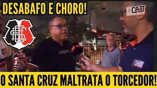 O SANTA CRUZ MALTRATA O SEU TORCEDOR! CHORO, DESABAFO, PROBLEMAS COM INGRESSOS. CASTFC!