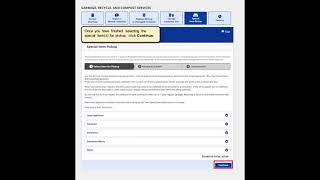 SPU My Utilities Website Tutorial on Scheduling a Special Item Pickup