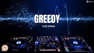 Tate McRae - Greedy (Lyrics) 🎵