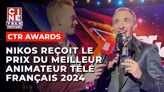 Nikos élu meilleur animateur télé français de 2024 aux Ciné-Télé-Revue Awards