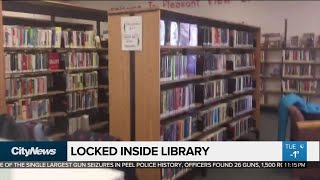 Teen locked in library after closing