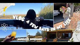 #VLOG- my birthday celebration, cabin stay,new hair, cooking I south african youtuber