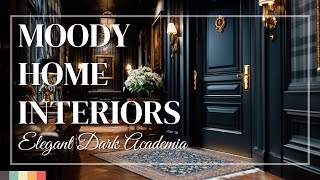 Dark Academia Home Interiors with Moody Depth 📚 Sophisticated Styling for Dramatic Elegance