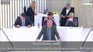 Horst Förster: Kindergartenkinder nicht zu Teilzeit-Kindern verkommen lassen!