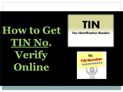 How to Verify TIN Number #Latest 2017 How to Verify TIN Number #Latest 2017