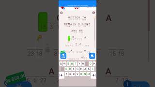 Cryptogram letters and Numbers Level 7