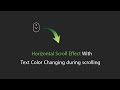 Build an  Scroll Animation Text Effect Using Only CSS
