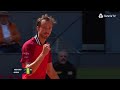 daniil medvedev vs alexander bublik entertaining clay court battle madrid 2024 highlights