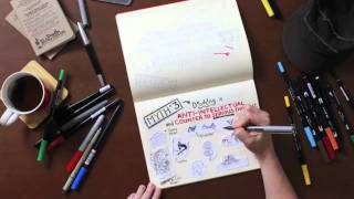 Exclusive video of Sunni Brown doodling her creative process