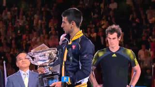Men's Final Speeches - Australian Open 2013