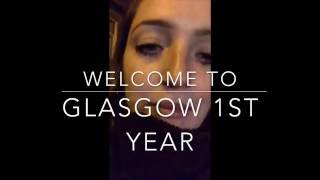 Glasgow University, First Year, 2016