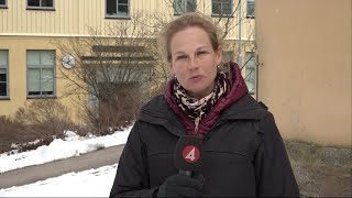 Skola fick hålla tängt efter hot på sociala medier - Nyheterna (TV4)