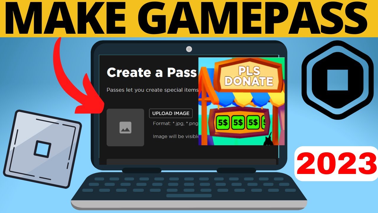 How to Make A Gamepass in Roblox Pls Donate - Add Gamepass to Pls Donate Roblox - 2023 Update