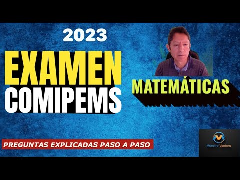 PREGUNTAS DE MATEMÁTICAS COMIPEMS 2023 - YouTube