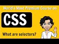 CSS - What is selectors? | Web Development Course