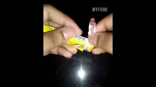 Banana flavor GUM Unboxing 🍡#myfood #shorts