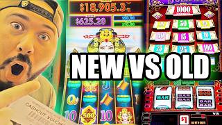 INSANE New Vs Old Slot Machine Challenge