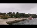 cloudy and stormy skies over srebreno croatia