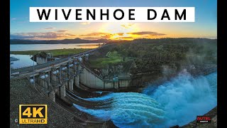 Spectacular Wivenhoe Dam - flood water release 4K