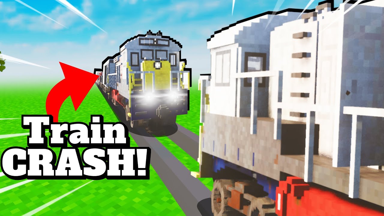 Crashing Trains In Teardown Youtube