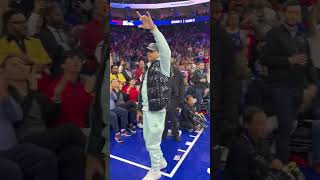 Allen Iverson is in the house supporting the Sixers in playoff (2024)